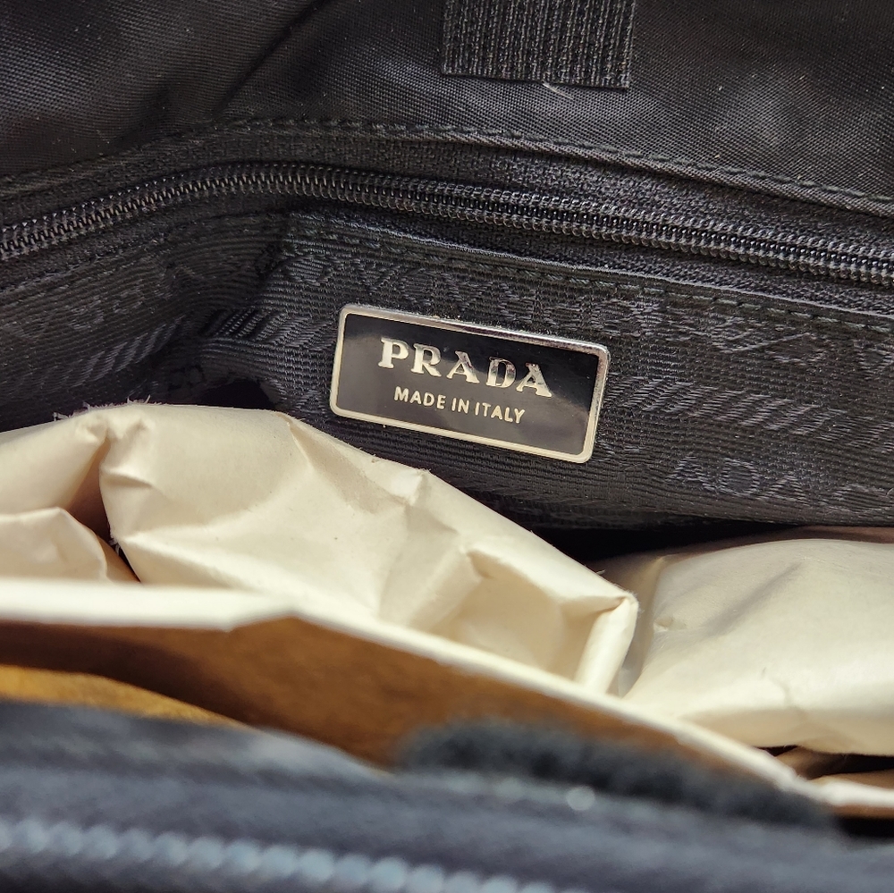 Prada Black Nylon Shoulder Bag - Picture 6 of 14